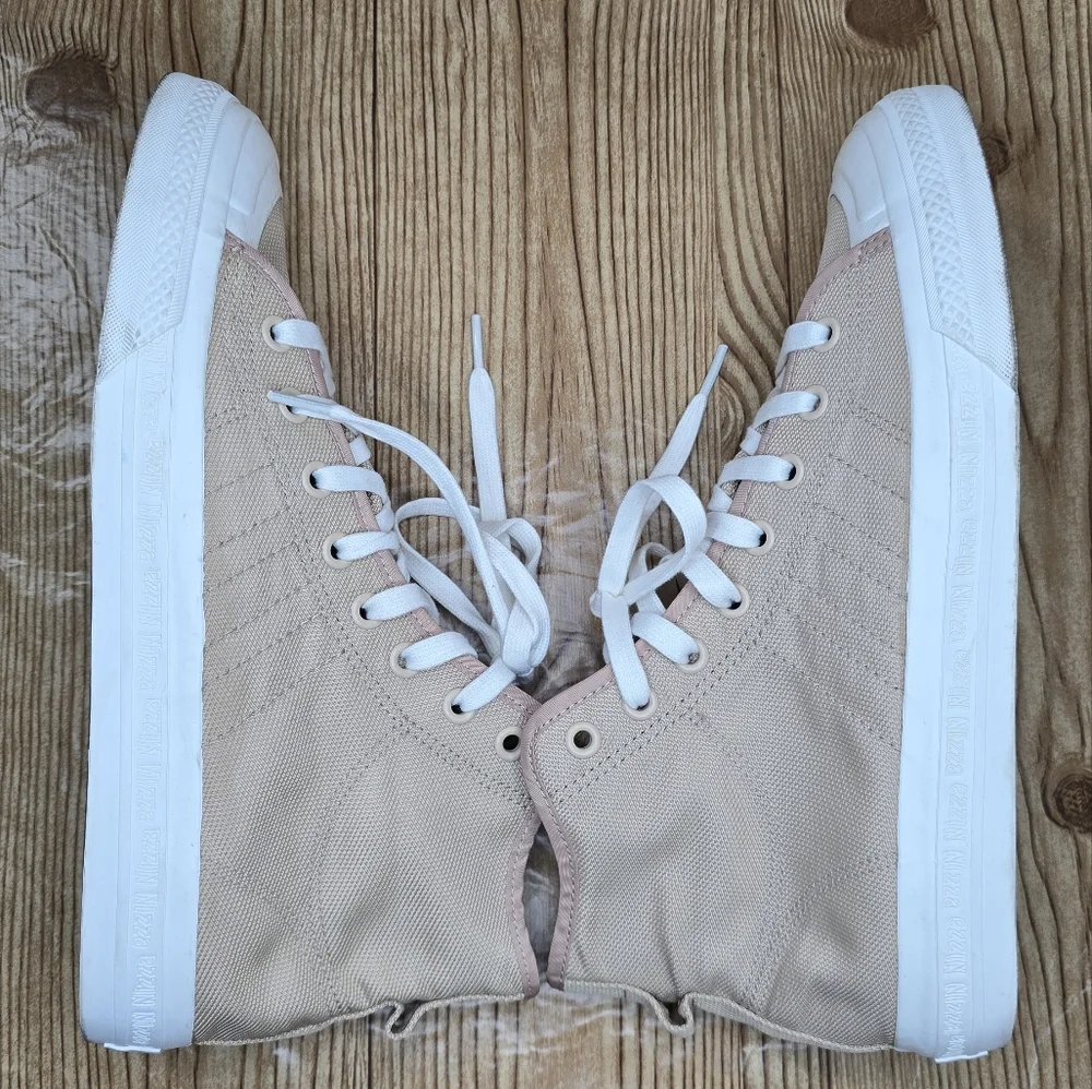 Men’s Adidas Nizza “Pale Nude” High‎ Tol Sneakers Size 11
